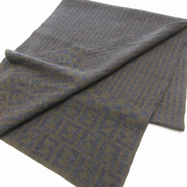 中古】フェンディ FENDI 美品 ヴィンテージ マフラー ストール