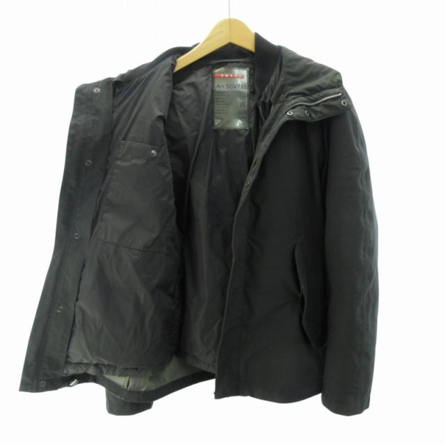 中古】プラダスポーツ PRADA SPORT ダウンジャケット ジップ 中古】プラダスポーツ PRADA SPORT ダウンジャケット ジップ