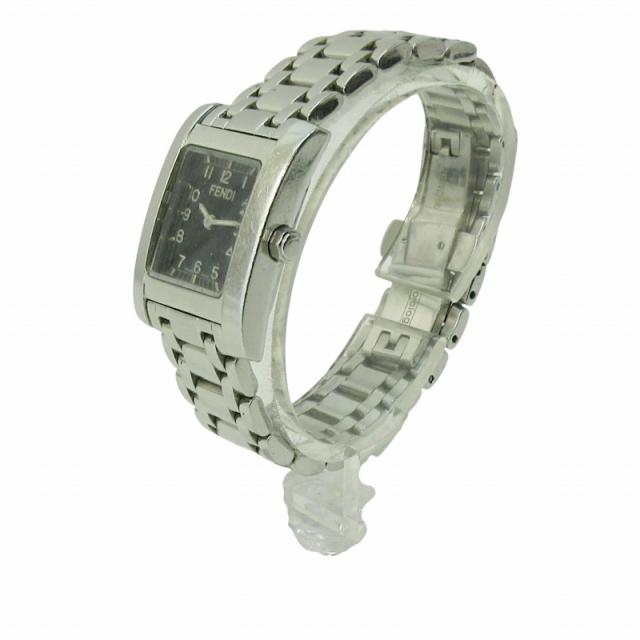 稼動】 フェンディ 腕時計 11P ダイヤ 2100L QZ シェル文字盤 人気