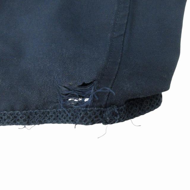 中古】イッセイミヤケ ISSEY MIYAKE ワイドパンツ レース 2 紺