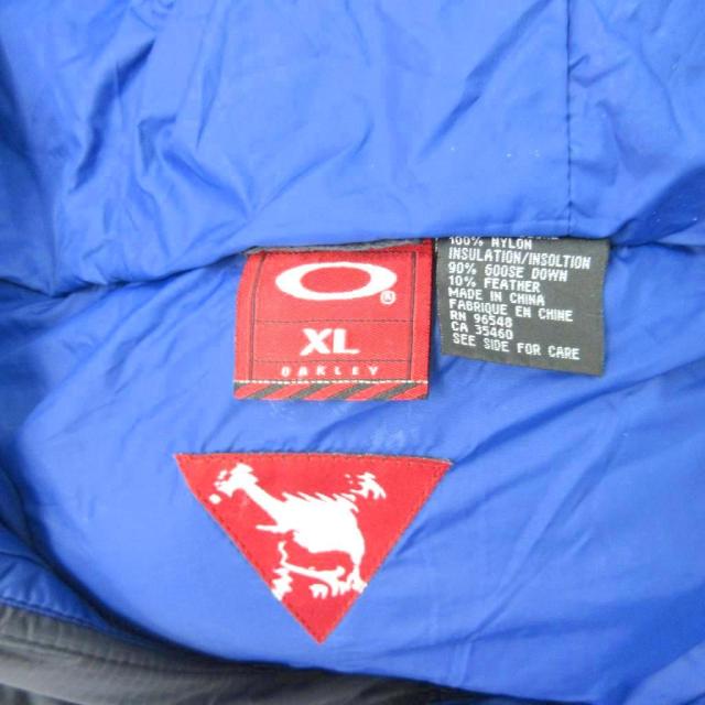 中古】オークリー OAKLEY 赤タグ ダウンジャケット フード ジップ