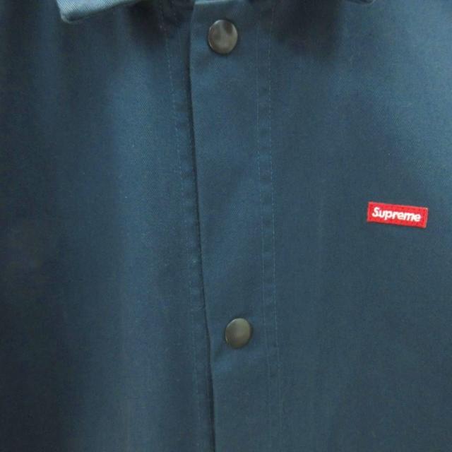 【中古】シュプリーム SUPREME スモールボックスロゴ ショップジャケット ワーク 緑系 グリーン系 S ☆AA★ メンズ