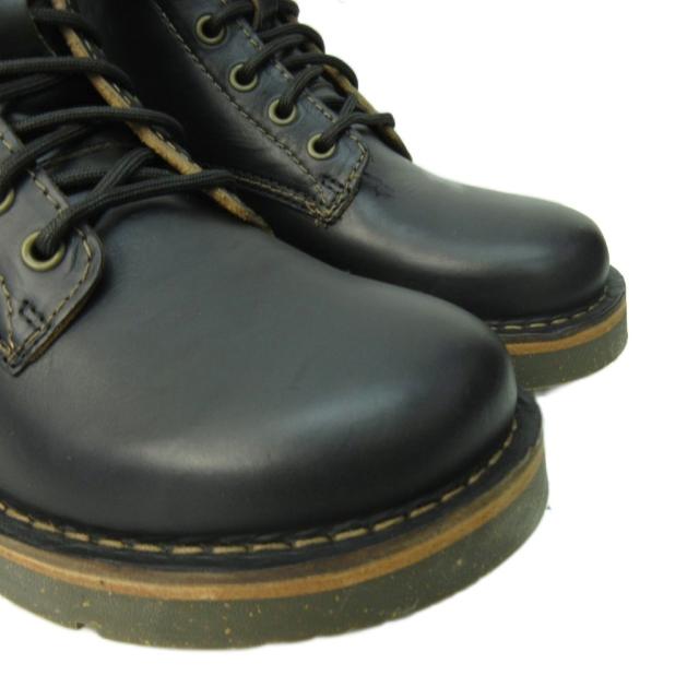 【中古】未使用品 ビルケンシュトック BIRKENSTOCK バーミンガム ブーツ シューズ 8ホール レザー 42 27.0cm 黒