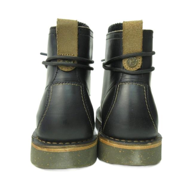 【中古】未使用品 ビルケンシュトック BIRKENSTOCK バーミンガム ブーツ シューズ 8ホール レザー 42 27.0cm 黒