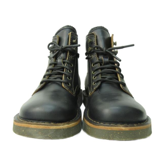 【中古】未使用品 ビルケンシュトック BIRKENSTOCK バーミンガム ブーツ シューズ 8ホール レザー 42 27.0cm 黒