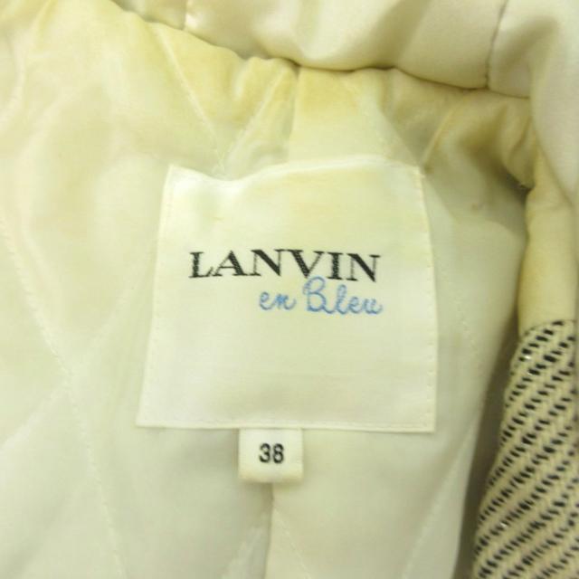 中古】ランバンオンブルー LANVIN en Bleu コート フード フォックス