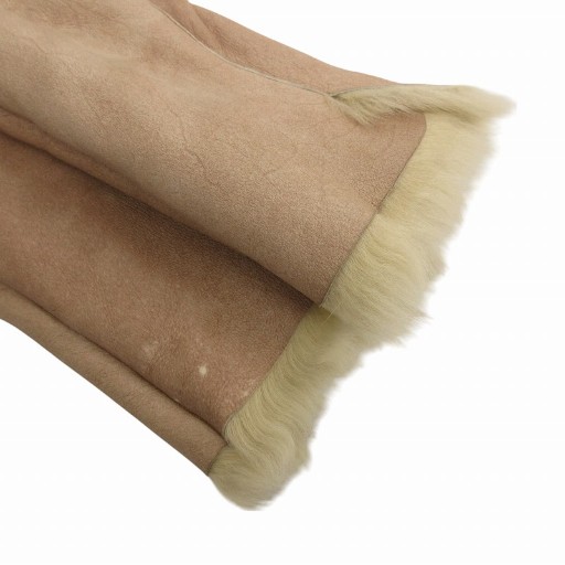 中古】ブリエ BVRILLER ムートン コート ジャケット 羊革 ロング