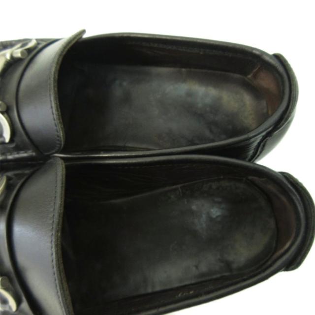 【中古】サルヴァトーレフェラガモ Salvatore Ferragamo SONIC ガンチーニ ローファー レザーシューズ  7.5EE 約26cm