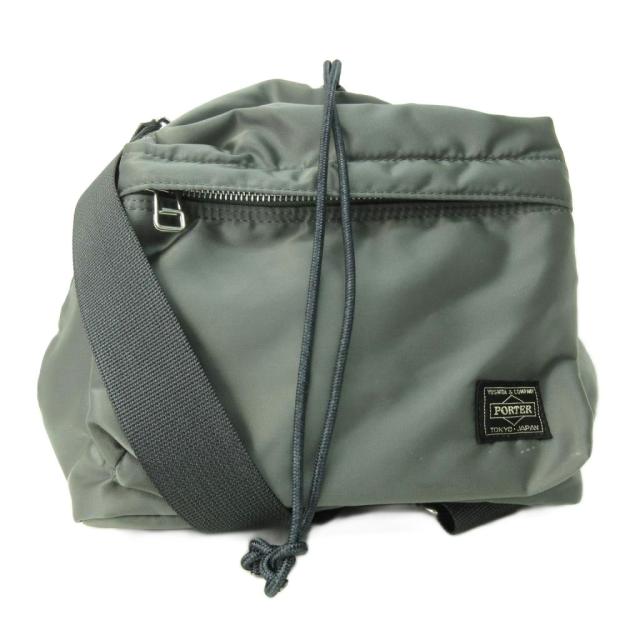 【中古】吉田カバン BALLOONSAC バルーンサック S ショルダーバッグ グレー 381-16879 レディース