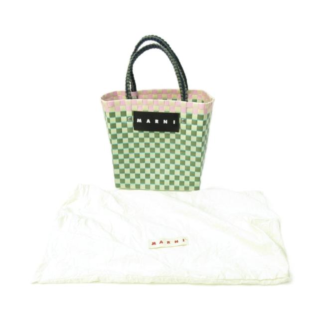 中古】マルニ MARNI マーケット 美品 ジャージーハンドル ミニ