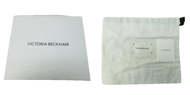 【中古】ヴィクトリアベッカム Victoria Beckham 美品 ショートブーツ サイドジップ クロコダイル 型押し 23.0cm 茶