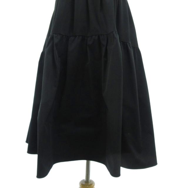 【中古】フォクシーニューヨーク FOXEY NEW YORK ワンピース スカート ロング 黒 ブラック 38 約M 27673-NAOFA311-4 中古】フォクシーニューヨーク FOXEY NEW YORK ワンピース スカート