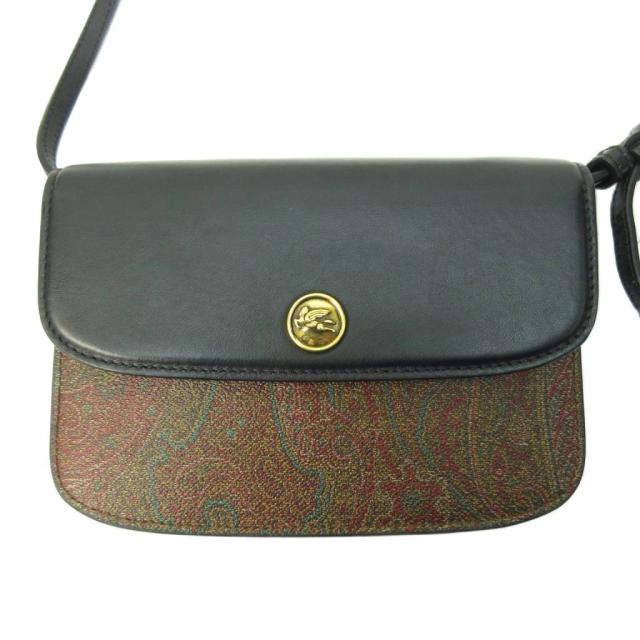 【中古】エトロ ETRO 極美品 エッセンシャル Essential ショルダーバッグ S ペイズリー柄 マルチカラー レディース 中古】エトロ ETRO 極美品 エッセンシャル Essential ショルダーバッグ