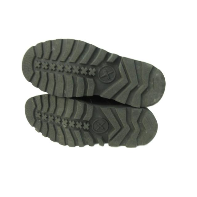 【中古】未使用品 ネイバーフッド × ファクト モンキーブーツ シューズ レザー US7 25.0cm 黒 ブラック メンズ