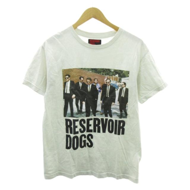 【中古】ワコマリア WACKO MARIA × レザボアドッグス ムービー Tシャツ タランティーノ 白 ホワイト M