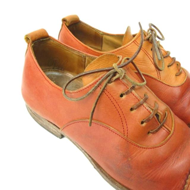 【中古】ポールハーデン Paul Harnden ダービーシューズ ストレートチップ レザー 8 26.0cm 茶 ブラウン メンズ