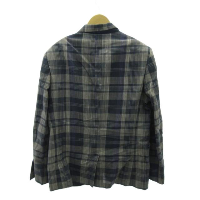 【中古】ハントブラッチフォード HUNT BLATCHFORD シングルスーツ ジャケット パンツ チェック グレー系_2