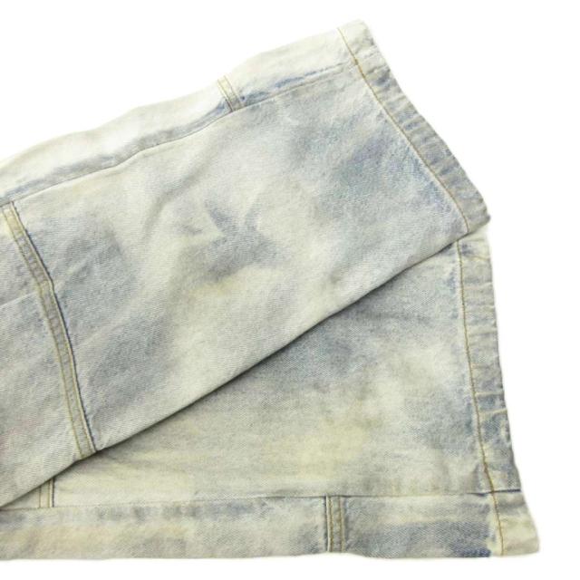 【中古】ディーゼル DIESEL 美品 近年 デニム カーゴパンツ ヴィンテージ加工 28 インディゴブルー D-FISH-CARGO-S1