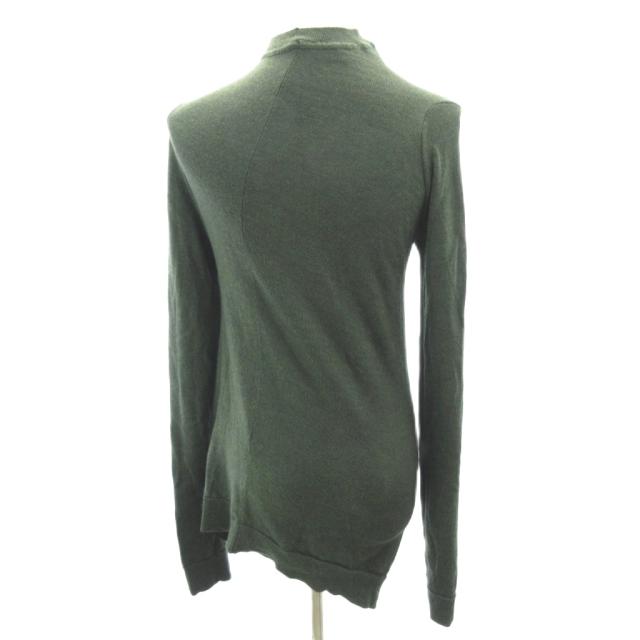 【中古】ジルサンダー JIL SANDER 美品 近年 変形 ニット セーター ねじれ加工 緑 グリーン系 34 約XS_2
