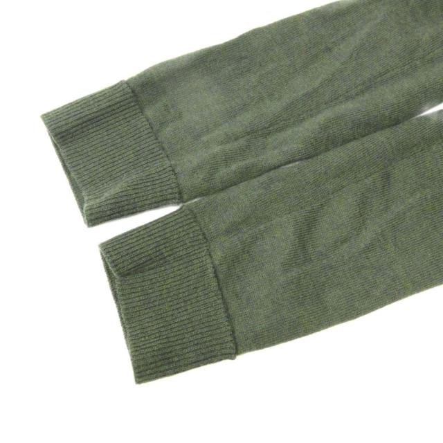 【中古】ジルサンダー JIL SANDER 美品 近年 変形 ニット セーター ねじれ加工 緑 グリーン系 34 約XS_7