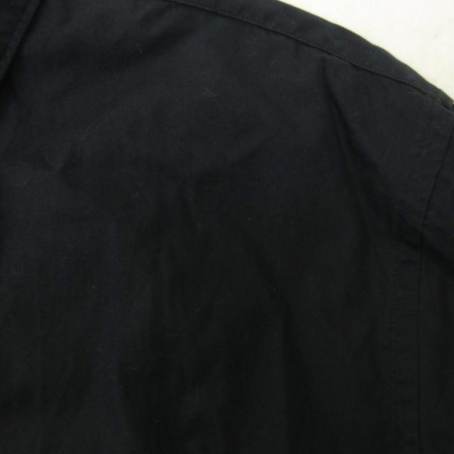 【中古】コムデギャルソンシャツ COMME des GARCONS SHIRT フランス製 シャツ ポケット 切替 チェック 長袖 XS 紺_6