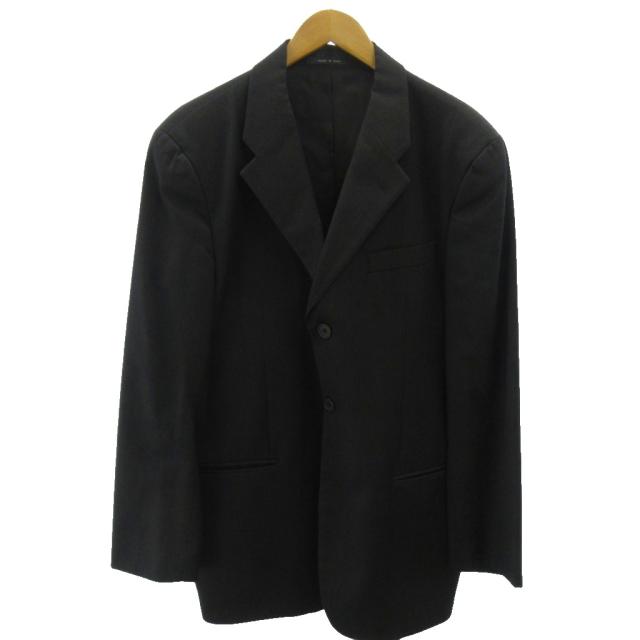 【中古】エンポリオアルマーニ EMPORIO ARMANI ピンストライプ スーツ セットアップ ジャケット 上下50 約XL_1