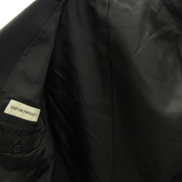 【中古】エンポリオアルマーニ EMPORIO ARMANI ピンストライプ スーツ セットアップ ジャケット 上下50 約XL_7