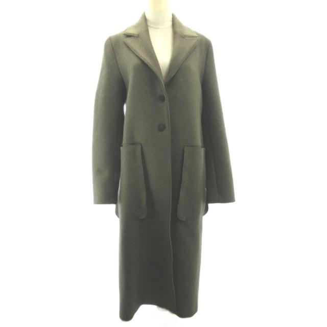 【中古】スタジオニコルソン STUDIO NICHOLSON OUNCE コート ジャケット マキシ丈 イタリア生地 英国製 F