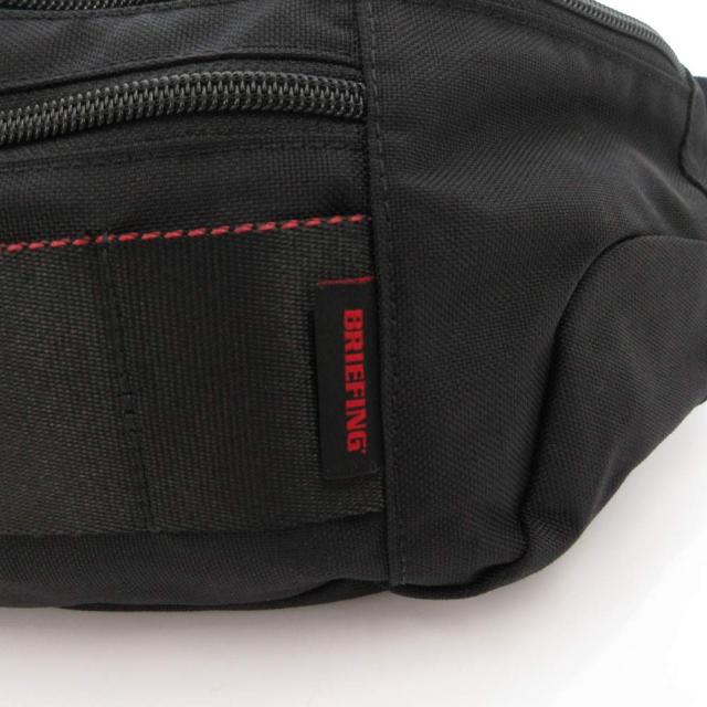 【中古】ブリーフィング BRIEFING 美品 上半身御徒面子 酉の方角車寄せ 肩がけ 黒 黒いこと 赤ぬい目