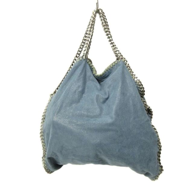 【中古】ステラマッカートニー STELLA McCARTNEY ファラベラ 2way ショルダーバッグ トート スエード チェーン 青_1