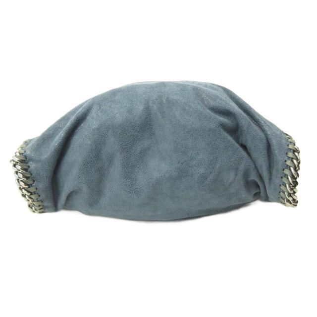 【中古】ステラマッカートニー STELLA McCARTNEY ファラベラ 2way ショルダーバッグ トート スエード チェーン 青_3