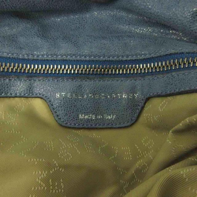 【中古】ステラマッカートニー STELLA McCARTNEY ファラベラ 2way ショルダーバッグ トート スエード チェーン 青_5