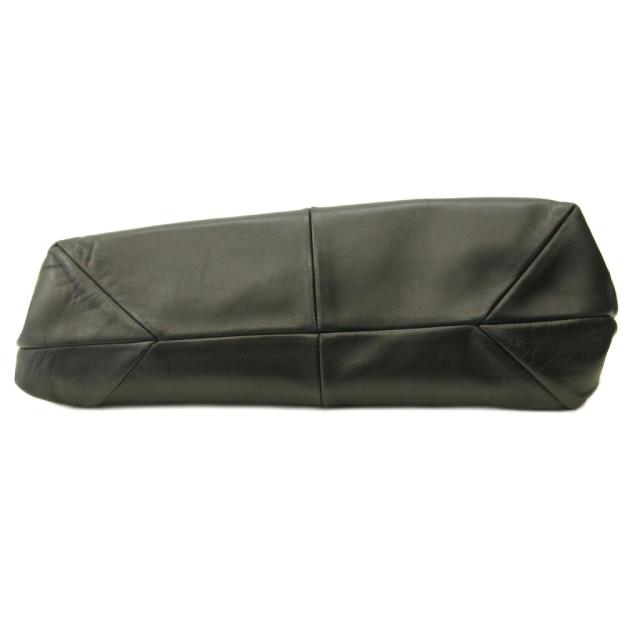 【中古】ロエベ LOEWE トートバッグ レザー ウッド 黒 ブラック 0607 ■STK レディース_3