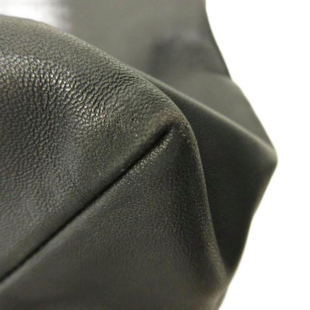 【中古】ロエベ LOEWE トートバッグ レザー ウッド 黒 ブラック 0607 ■STK レディース_8