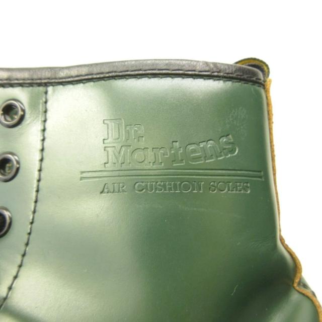 【中古】お医者さんマーチン DR.MARTENS 1460 8大広間 ブーツ シューズ なめし革 厚底 イングランド製 緑 緑であること