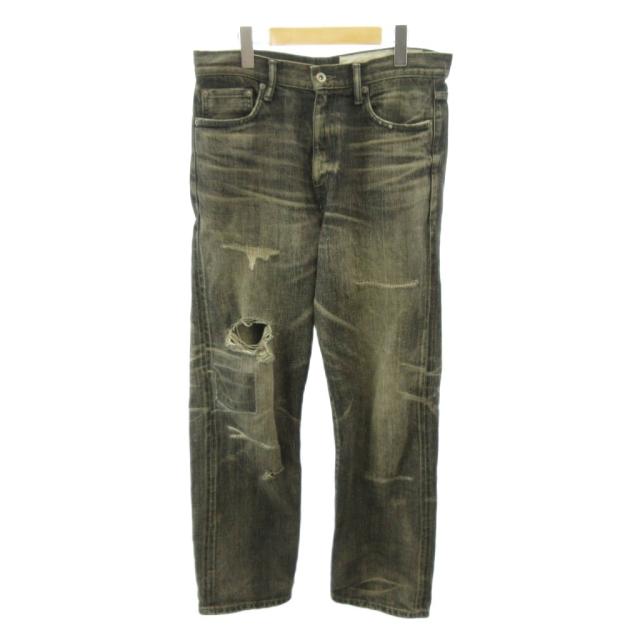 【中古】ネイバーフッド NEIGHBORHOOD 美品 25AW SAVAGE DENIM サベージデニム パンツ ジーンズ ストレート ジップフライ S
