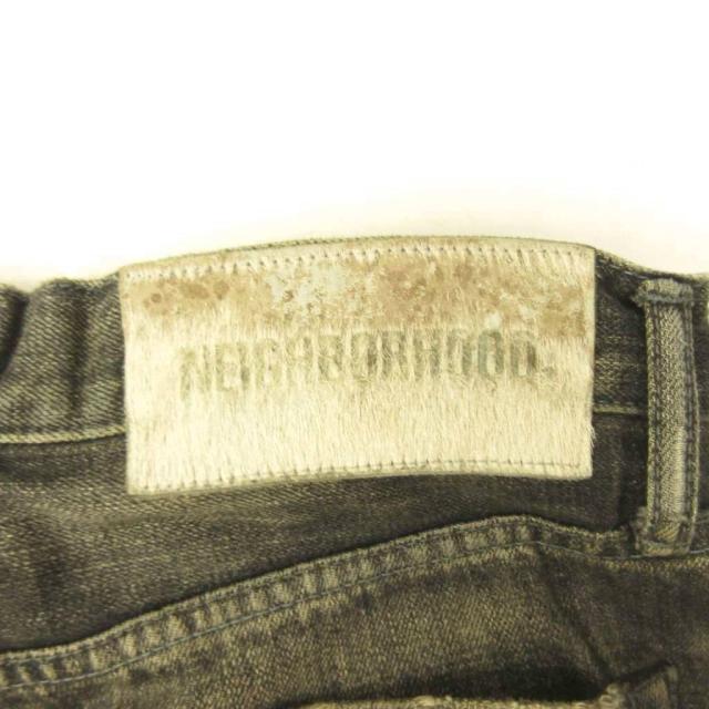 【中古】ネイバーフッド NEIGHBORHOOD 美品 25AW SAVAGE DENIM サベージデニム パンツ ジーンズ ストレート ジップフライ S_7