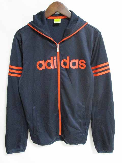 中古 アディダス Adidas パーカー 長袖 ジップアップ フルジップ ロゴ スポーツウェア トレーニングウェア ネイビー 赤 ｌ メンズの通販はau Pay マーケット ブランド古着のベクトル