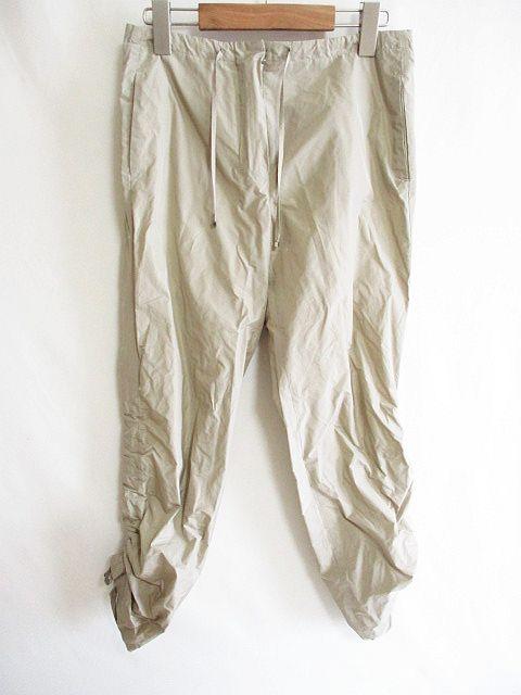 【中古】Sマックスマーラ 'S Max Mara シャーリング ロングパンツ 裏地付き ベージュ 38 レディース