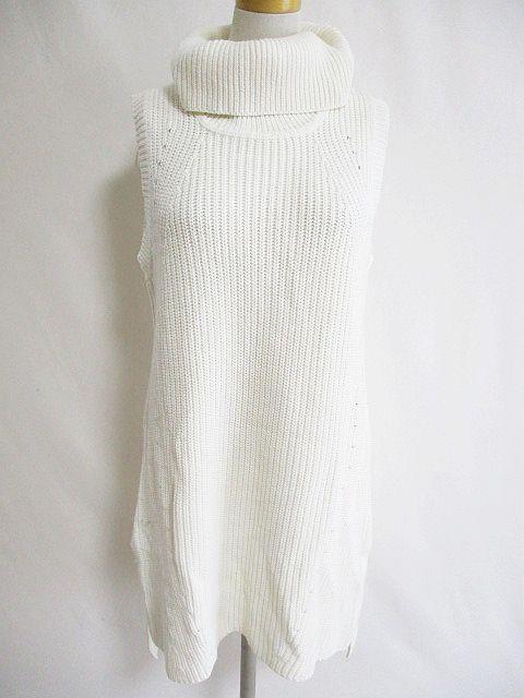 中古 ローリーズファーム Lowrys Farm ニット ノースリーブ ワンピース アイボリー 白 M レディースの通販はau Pay マーケット ブランド古着のベクトル