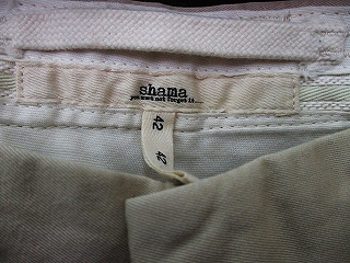 中古 シャマ Shama パンツ チノパン 綿パン コットン ジップアップ 無地 ベージュ 42 レディースの通販はau Pay マーケット ブランド古着のベクトル