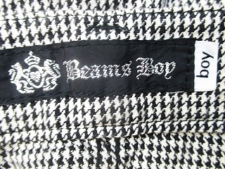 中古 ビームスボーイ スカート タイトスカート ミニ丈 5ポケット チェック 千鳥柄 リベット スリット 綿 黒 白 2 レディースの通販はau Pay マーケット ブランド古着のベクトル