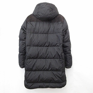 中古 プラダ Prada コート ダウンコート ロング フード スエード レザー ナイロン ブラック 黒 M メンズの通販はau Pay マーケット ブランド古着のベクトル