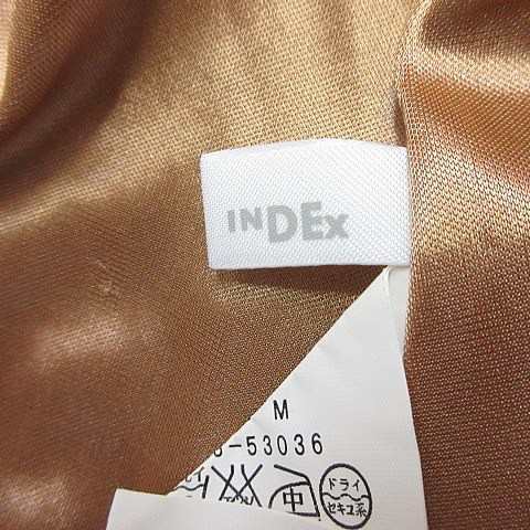 中古 インデックス Index ワンピース 長袖 丸首 ひざ丈 ウエストゴム ファスナー レース袖 チェック柄 茶 黒 Lの通販はau Pay マーケット ブランド古着のベクトル