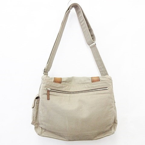 中古 ポールスミス Paul Smith ショルダーバッグ メッセンジャーバッグ 肩掛け キャンバス レザー ベージュ 茶 Aa メンズの通販はau Pay マーケット ブランド古着のベクトル