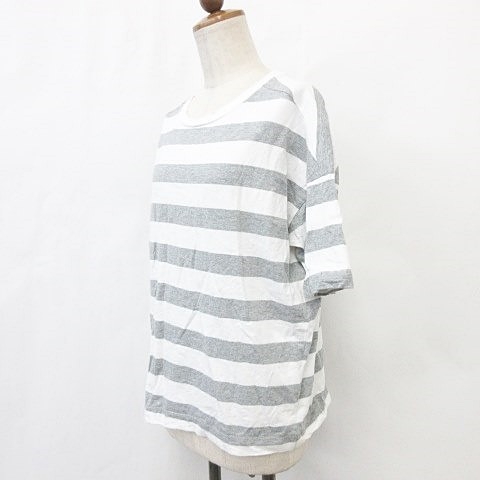 中古 未使用品 ローリーズファーム Niko And ニコアンド ワンピース カットソー 2枚セット ボーダー 黒 アイボリー グレー L 4の通販はau Pay マーケット ブランド古着のベクトル