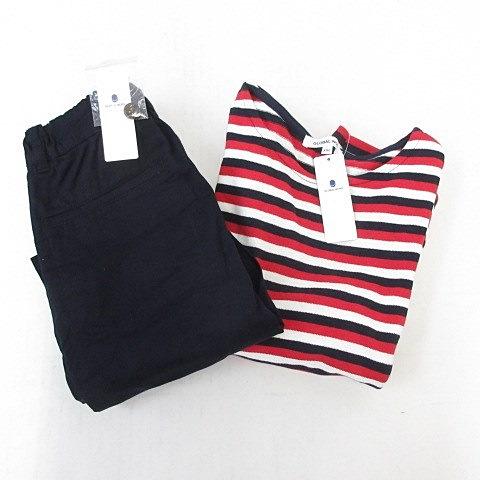 中古 未使用品 グローバルワーク ニット セーター 長袖 ボーダー パンツ 2点セット 紺 赤 黒 白 130 140 キッズの通販はau Pay マーケット ブランド古着のベクトル