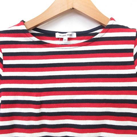 中古 未使用品 グローバルワーク ニット セーター 長袖 ボーダー パンツ 2点セット 紺 赤 黒 白 130 140 キッズの通販はau Pay マーケット ブランド古着のベクトル