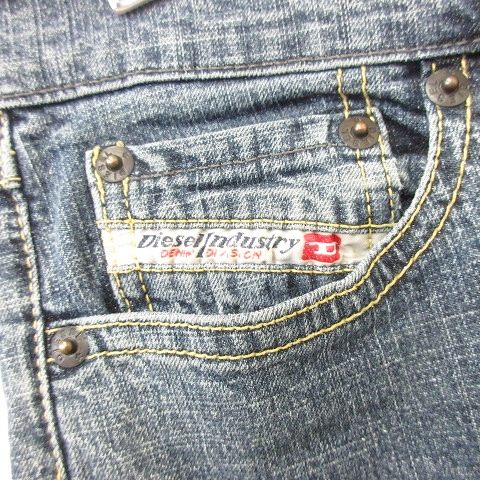中古 ディーゼル Diesel デニム ジーンズ ストレート 刺繍 ストレッチ インディゴ ブルー 26 メンズの通販はau Pay マーケット ブランド古着のベクトル