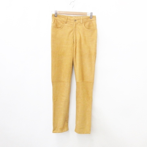 中古 ポールスミスコレクション Paul Smith Collection スエードパンツ ストレート 無地 羊革 カラシ マスタード 黄土色 72 メンズの通販はau Pay マーケット ブランド古着のベクトル